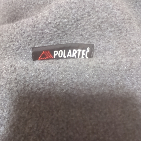 👉L.L. Bean Polartec Vest Men's Small Navy Gray Fleece Inside Sleeveless Jacket - Picture 2 of 12